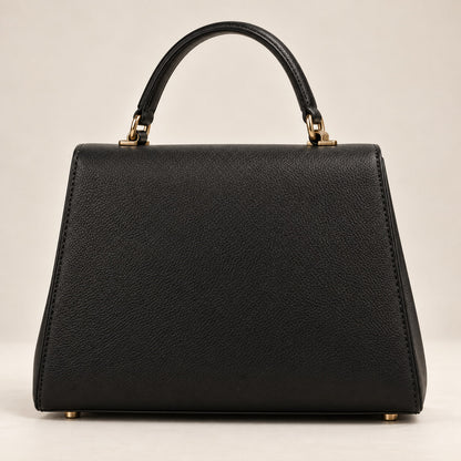 Becsa Women's Black Structured Handbag